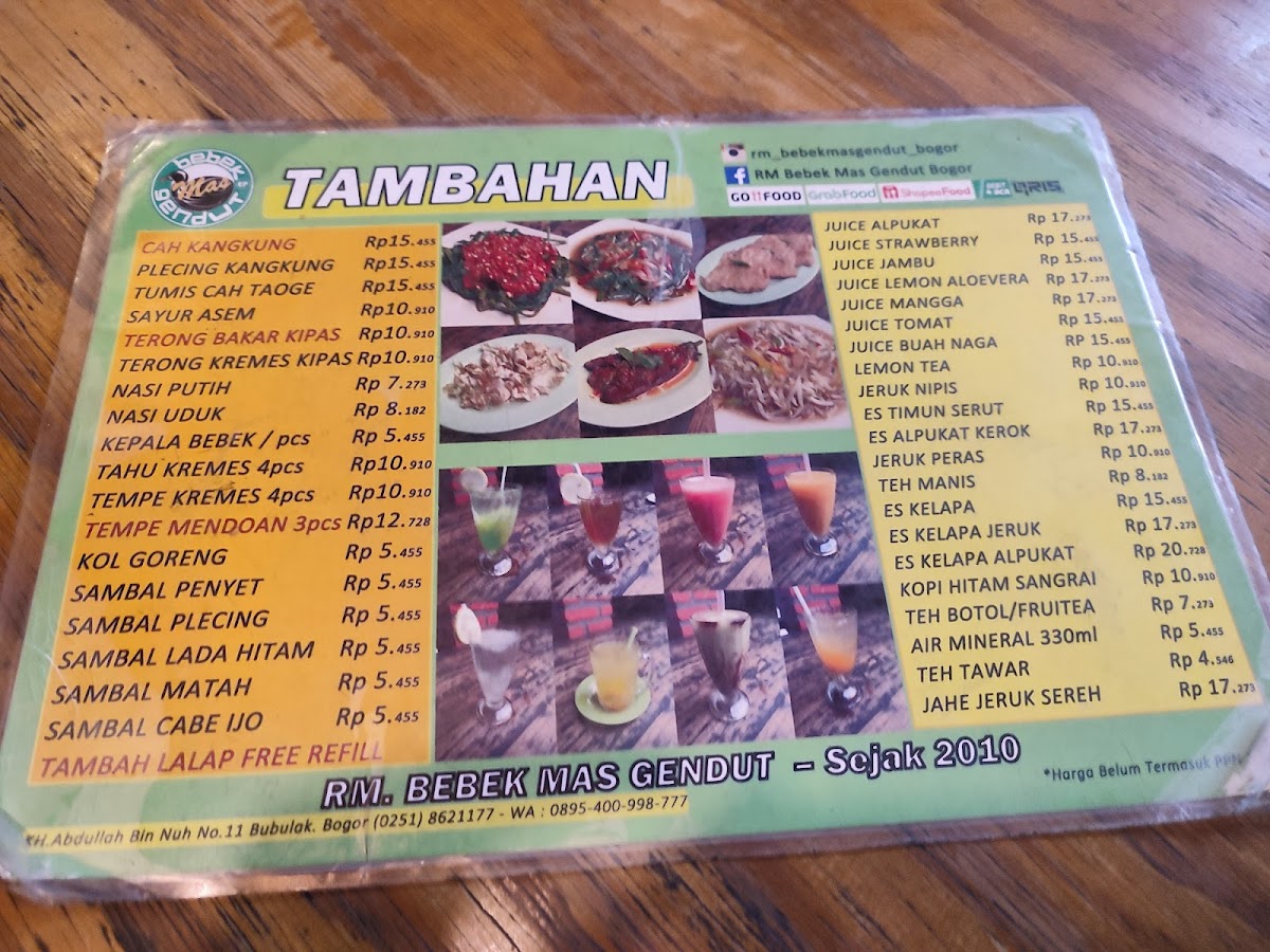 Menu Rm Bebek Mas Gendut Bubulak-2