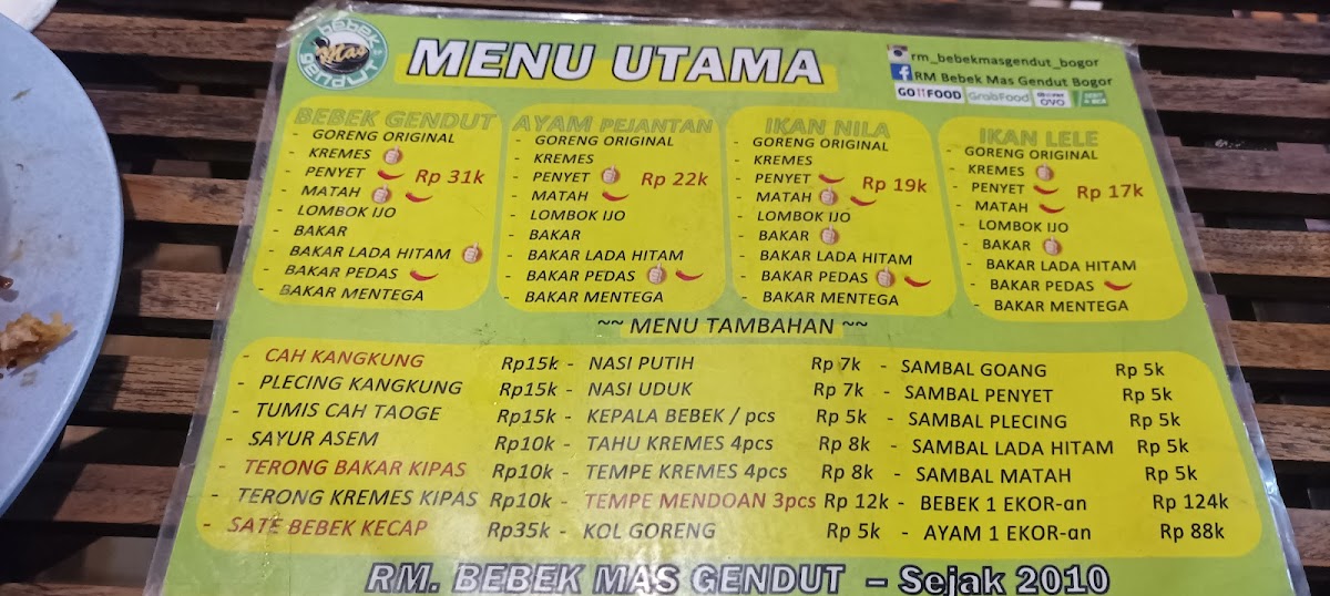 Menu Rm Bebek Mas Gendut Bubulak-8